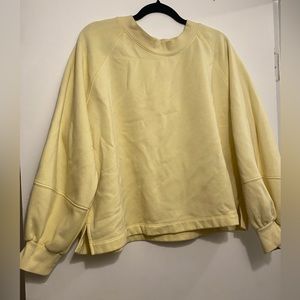 Yellow crew neck